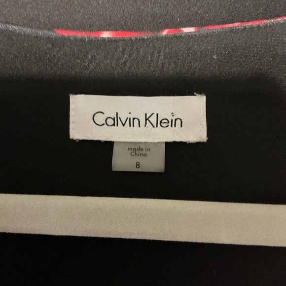 Calvin Klein black & red flower prints size 8‎ - Picture 7 of 9
